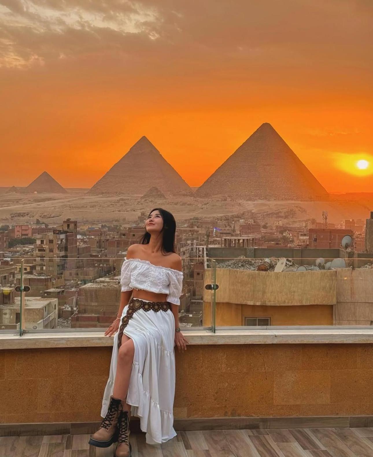Celia Pyramids View Inn Nazlet el-Sisi Exterior photo